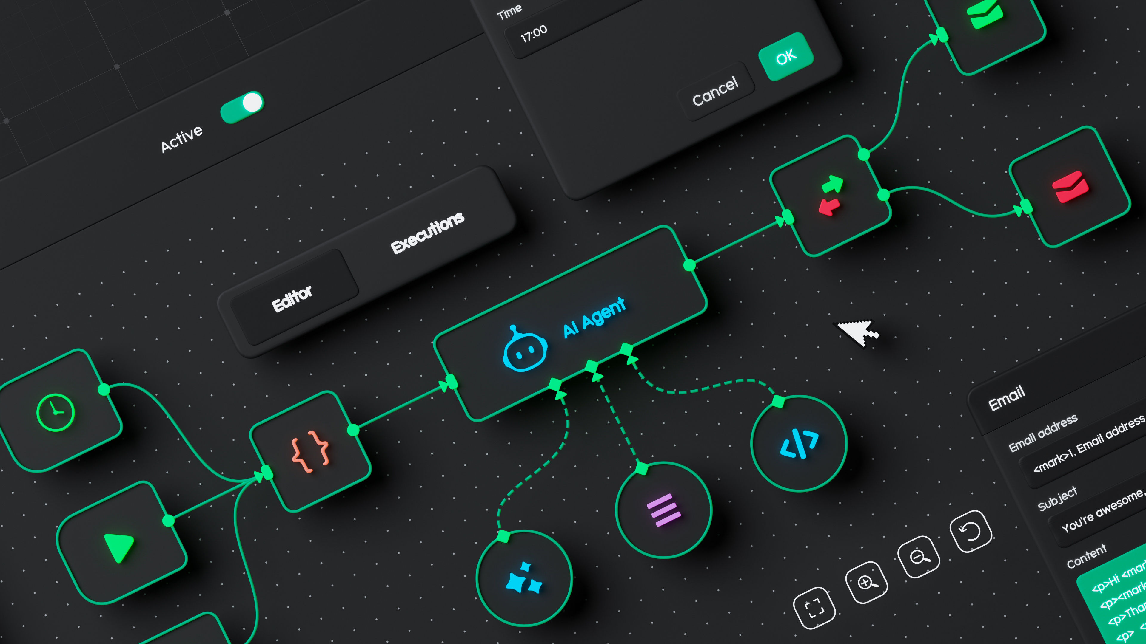 AI and data analytics dashboard
